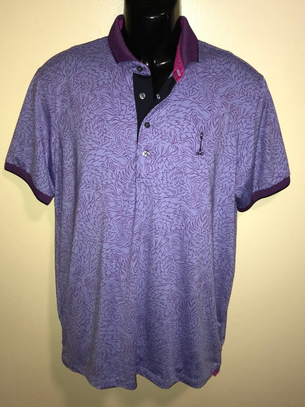 Men's Greyson Short Sleeve Polo Shirt- Size: M - Picture 3 of 15